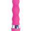 The 9's - Pinkies, Curvy Silicone Mini Vibrator - Pink - 4.5in