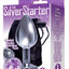 The 9's - The Silver Starter Bejeweled Stainless Steel Plug - Purple/Violet