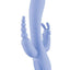 The Beat Trifecta Rechargeable Silicone Multifunction Rabbit Vibrator - Purple/Violet