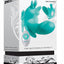 The Butterfly Effect Rechargeable Silicone Dual Motor Vibrator with Remote Control - Green/Teal