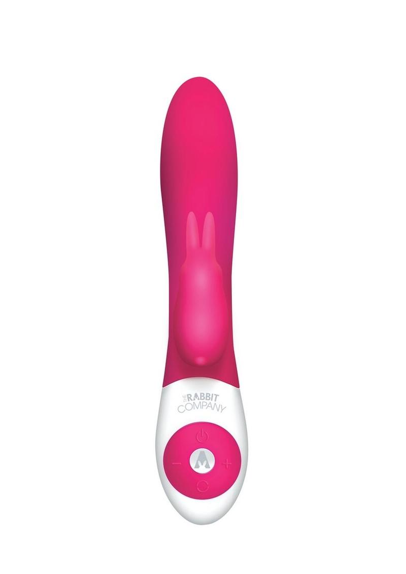 The Classic Rabbit Rechargeable Silicone G-Spot Vibrator - Pink