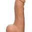 The D Master D Firmskyn Dildo with Balls - Flesh/Vanilla - 7.5in