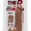 The D Master D Ultraskyn Dildo with Balls - Caramel - 10.5in