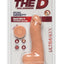 The D Master D Ultraskyn Dildo with Balls - Flesh/Vanilla - 7.5in