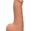 The D Master D Ultraskyn Dildo with Balls - Flesh/Vanilla - 7.5in