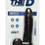 The D Perfect D Firmskyn Dildo with Balls - Black/Chocolate - 8in