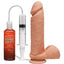 The D Perfect D Ultraskyn Squirting Dildo - Vanilla - 8in