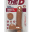 The D Perfect D Ultraskyn Vibrating Dildo with Balls - Brown/Caramel - 7in