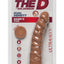 The D Ragin D Ultraskyn Dildo - Brown/Caramel - 8in