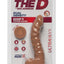 The D Ragin D Ultraskyn Dildo with Balls - Brown/Caramel - 7.5in