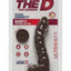 The D Ragin D Ultraskyn Dildo with Balls - Black/Chocolate - 7.5in