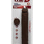 The D Realistic D Ultraskyn Dildo - Chocolate - 12in