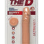 The D Realistic D Ultraskyn Dildo - Vanilla - 8in