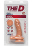 The D Super D Ultraskyn Dildo with Balls - Flesh/Vanilla - 6in