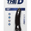 The D Thin D Firmskyn Dildo - Black/Chocolate - 7in