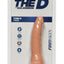 The D Thin D Firmskyn Dildo - Vanilla - 7in