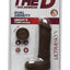 The D Uncut D Ultraskyn Dildo with Balls - Black/Chocolate - 7in