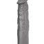 The Greatest Extender Silicone Penis Sleeve - Gray/Grey - 7.5in