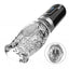 The Male Rose 3 Rechargeable Thrusting Rotating Masturbator - Black/Clear