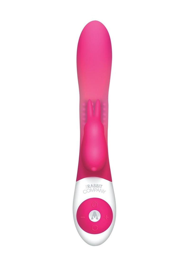 The Beaded Rabbit Rechargeable Silicone G-Spot Vibrator - Pink