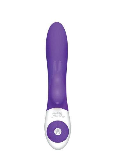 The Classic Rabbit Rechargeable Silicone G-Spot Vibrator - Purple