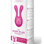 The Ears Plus Rabbit Rechargeable Silicone Stimulator - Hot Pink/Pink