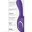 The Ears Plus Rabbit Rechargeable Silicone Stimulator - Purple