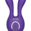 The Ears Plus Rabbit Rechargeable Silicone Stimulator - Purple