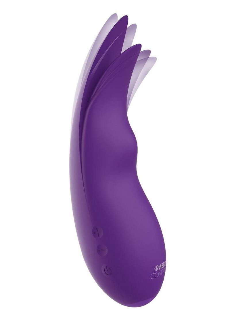 The Power Rabbit Rechargeable Silicone Vibrator - Purple