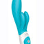 The Rumbly Rabbit Rechargeable Silicone Rabbit Vibrator - Blue