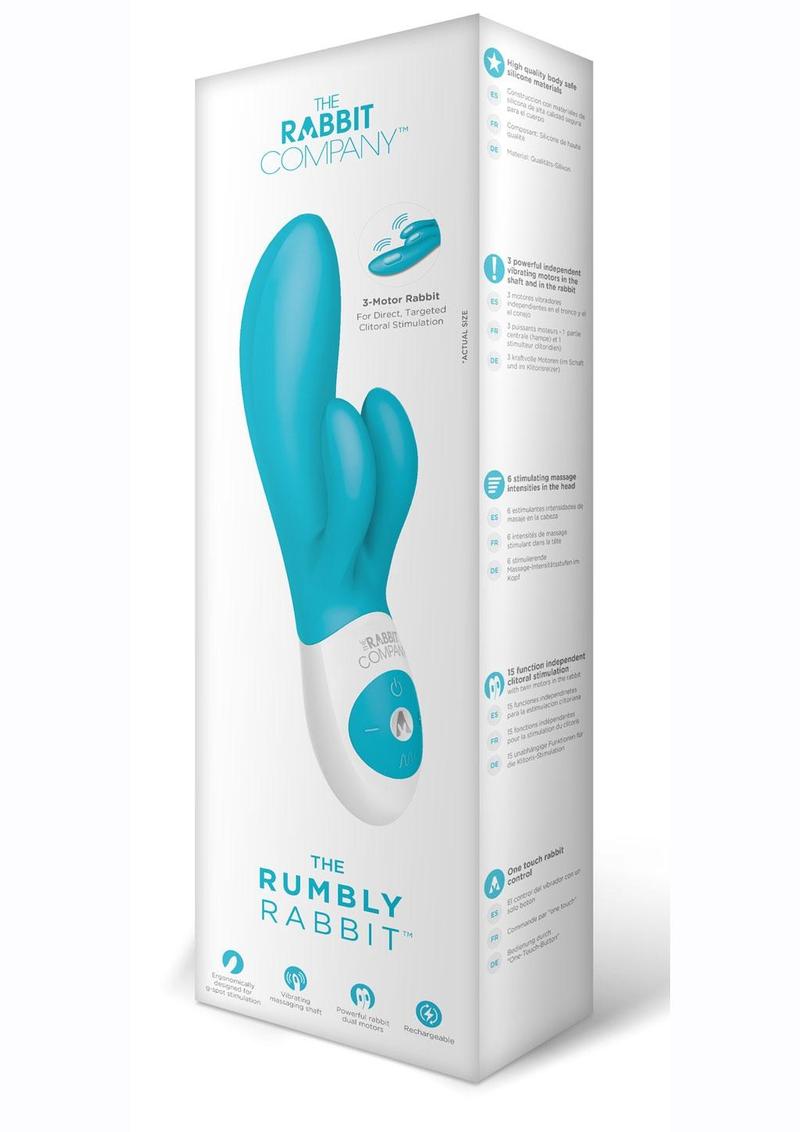 The Rumbly Rabbit Rechargeable Silicone Rabbit Vibrator