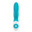 The Rumbly Rabbit Rechargeable Silicone Rabbit Vibrator - Blue
