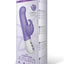 The Vibrating Dual Stim Butterfly Silicone Rechargeable Rabbit Vibrator