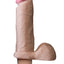 The Realistic Cock Ultraskyn Vibrating Dildo - Vanilla - 6in