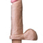 The Realistic Cock Vibrating Dildo - Vanilla - 6in