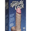 The Realistic Cock Vibrating Dildo - Vanilla - 8in