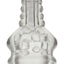 The Super Ball Sucker Vibrating Stroker - Clear