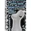 The Super Sucker 2.0 Ultraskyn Vibrating Masturbator with Bullet - Clear/White