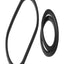 The Xplay Wrap Ring Silicone Slim - Black - 9in - 2 Pack