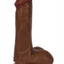 Thinz Slim Dong with Balls - Chocolate - 6in