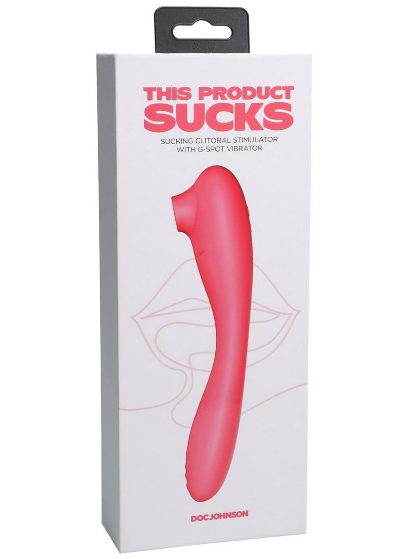 This Product Sucks Bendable Wand Rechargeable Silicone Vibrator