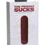 This Products Sucks Lipstick Suction Toy Rechargeable Silicone Clitoral Stimulator - Red