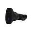 Thunder Plugs Silicone Vibrating and Thrusting Plug with Remote Control - Black