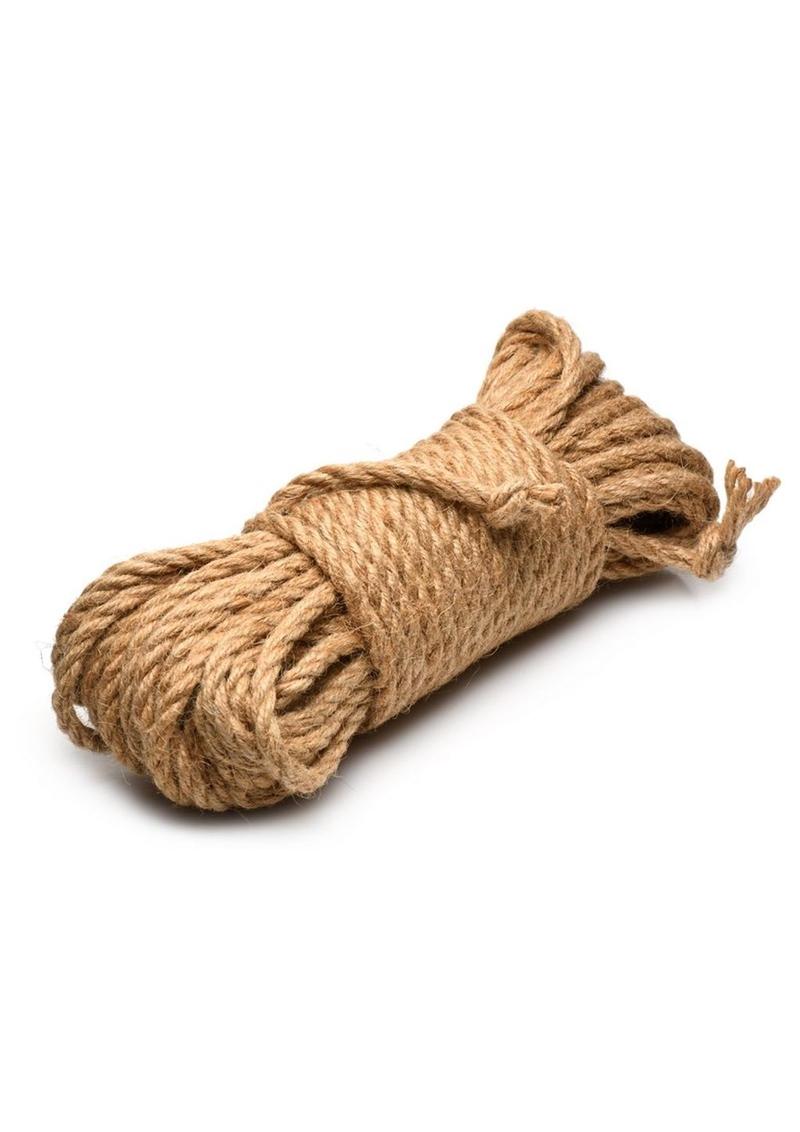 Tied Up Jute Bondage Rope