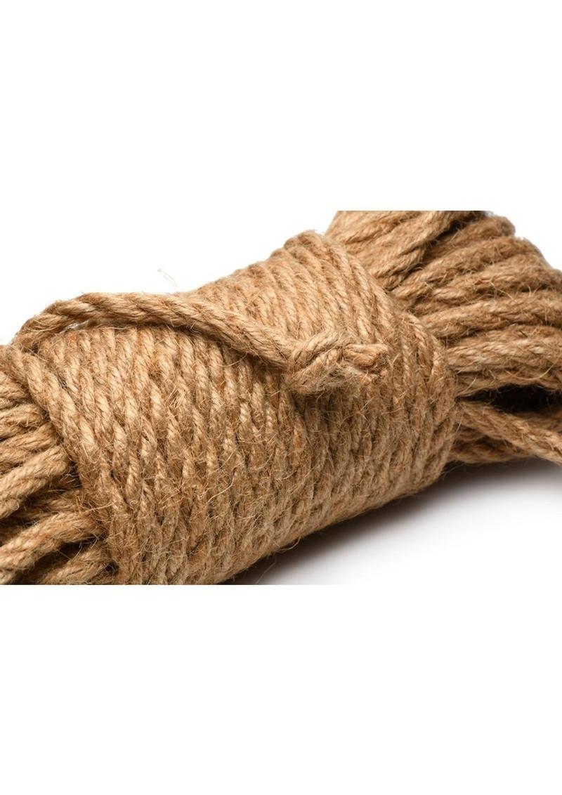 Tied Up Jute Bondage Rope