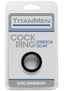 Titanmen Stretch-To-Fit Cock Ring - Black