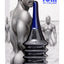 Tom Of Finland Hot Water Large Accordion Enema Bulb - Black/Blue
