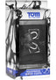 Tom Of Finland Neoprene Wrist Cuffs with Locks - Black