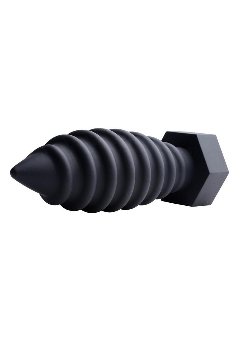 Tom Of Finland Screw U Anal Plug - Black
