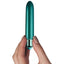 Touch Of Velvet Bullet Vibrator - Blue/Peacock Petals